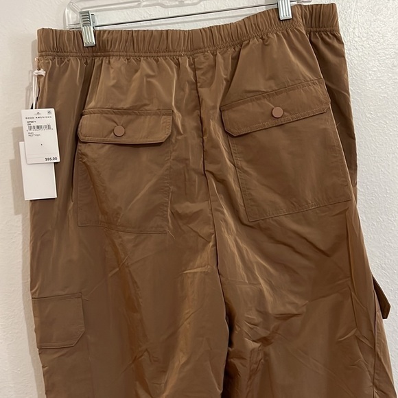 Good American Putty Cargo Joggers With Mesh Lining Size 4  ( 1X) - Picture 5 of 8